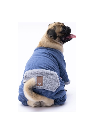 Mavi Alabama Köpek Tulumu Köpek Kıyafeti Kedi Kıyafeti