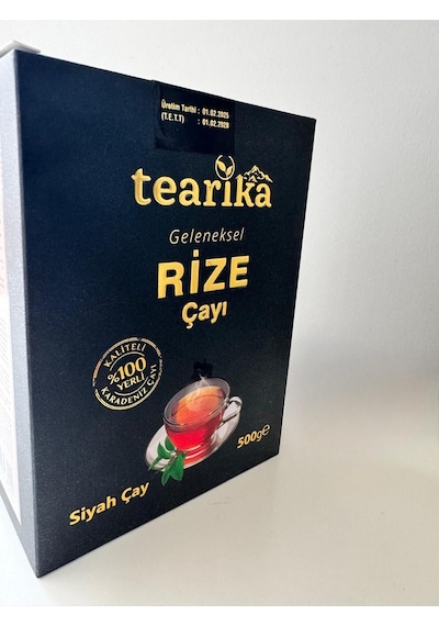 Tearika Geleneksel Rize Çayı Mayıs Hasadı Doğal Siyah Çay 10 x 1 KG + 500 G