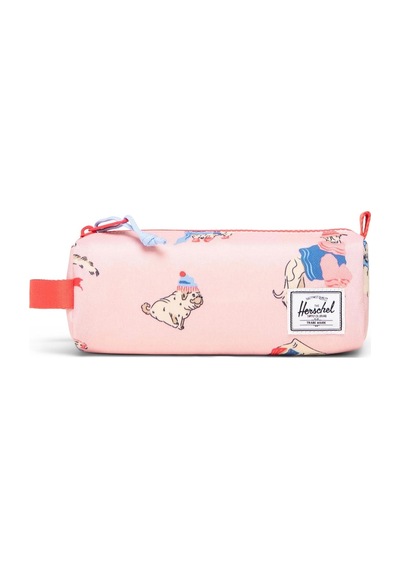 Herschel Settlement Çocuk Kalem Çantası Köpek Desenli-pembe