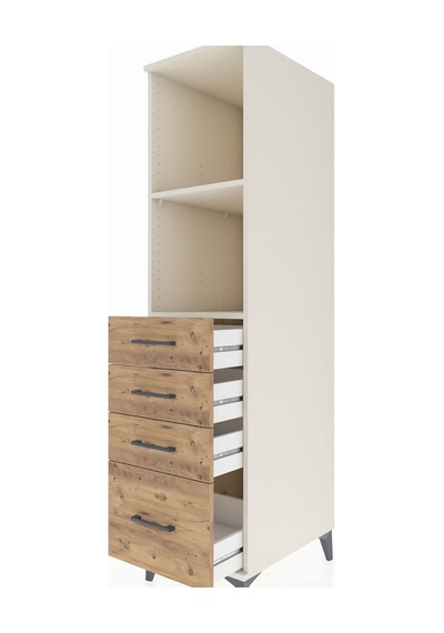Kronos Dolap 2 Raflı 4 Çekmeceli 44x59x182 Aytaşı-çam Aytaşı