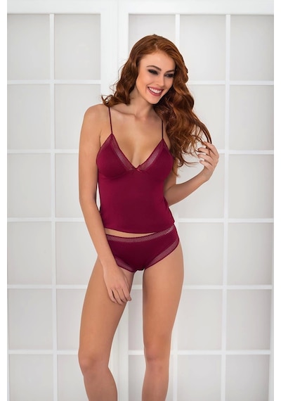 Pierre Cardin 305 Bayan Atlet Takım Bordo