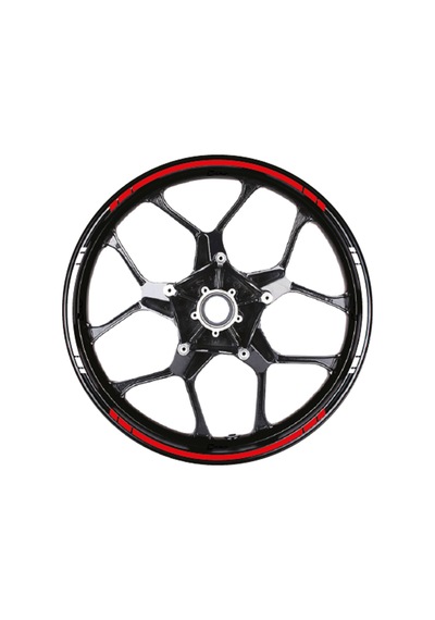 Yazısız Çift Renk Şerit Jant Sticker Modeli