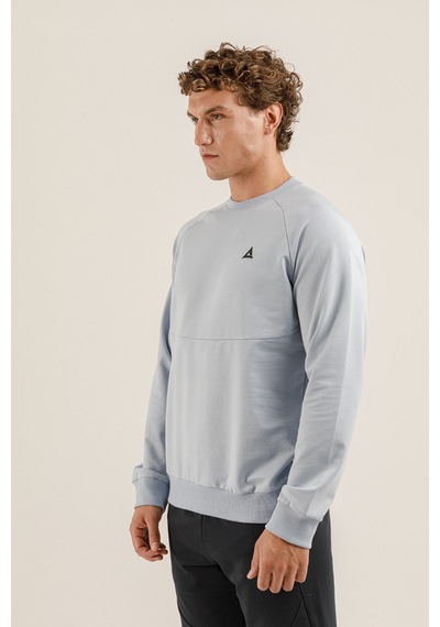 Airlife Saturn Ur7 Pro I Sıfır Yaka Erkek Sweatshirt Mavi