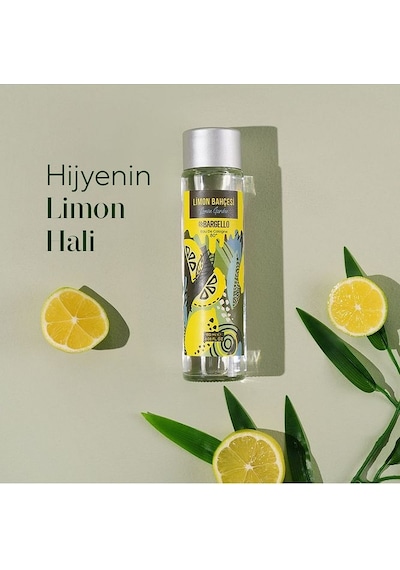 Bargello Limon Bahçesi Cam Şişe Dökme Kolonya Edc 180 Ml Mnms180kli