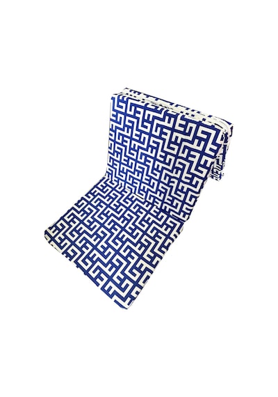 Katlanır Yer Yatağı Ve Tek Kişilik Sünger Katlanır Minder Yatak 70x180 Cm 6 Cm-mavi Labirent