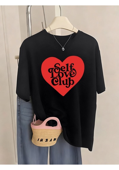 Noıssey Urban Pop Graphic Kadın Tişört Koleksiyonukod 5537 Siyah