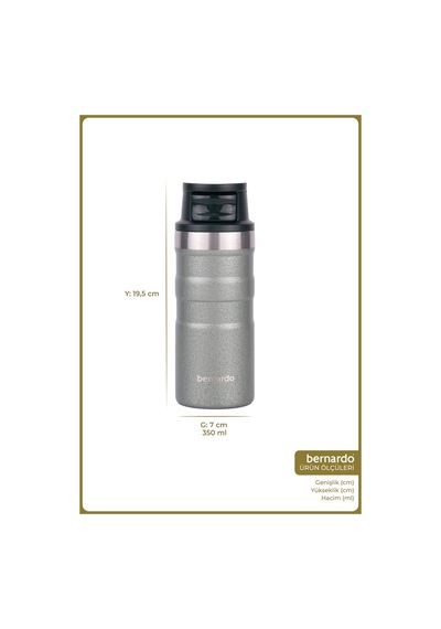 Bernardo Comfort Termos 350 Ml Yeşil Yeşil