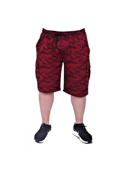 Moc Grande Mocgrande Büyük Beden Likralı Erkek Penye Şort Honeycomb Camouflage 23612 Bordo Moc Grande Mocgrande Büyük Beden Likralı Erkek Penye Şort Honeycomb Camouflage 23612 Bordo