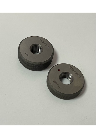 M16 X 2 6G Vida Halka Mastar Geçer Geçmez