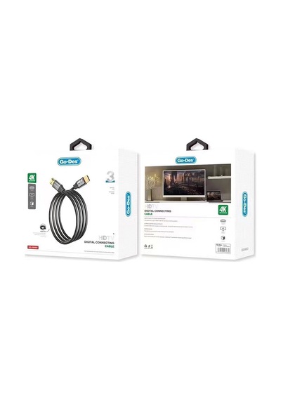 Go Des Gd-hm802 Hdtv Görüntü Ve Ses Aktarıcı Ultra Hd 4k 3 Metre Siyah