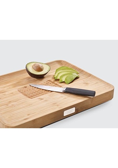 Cut&carve Plus Büyük Bambu Kesme Tahtası, Bambu 12v
