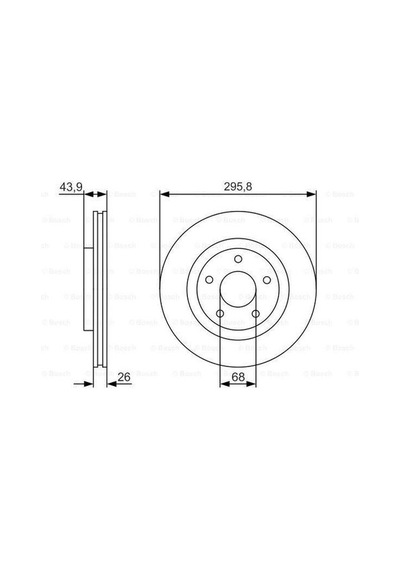 Bosch 0986479r89 Ön Fren Diski Aynası Havalı Nissan Qashqai 2007 2012 Xtrail 2008 2012 Juke 2010- Renault Koleos 2008-296x4 40206jg00a