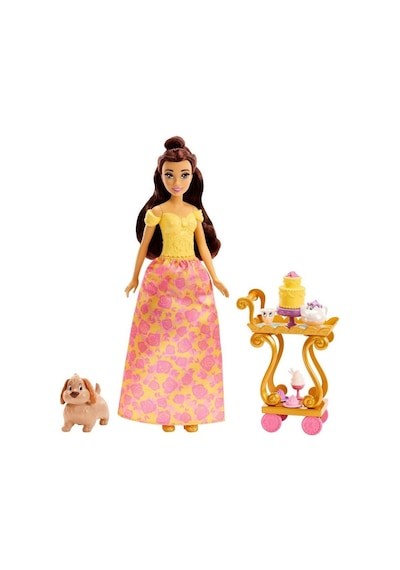 Disney Prenses Bebekler Belle'in Çay Saati Arabası