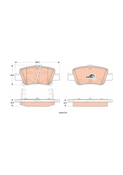 Toyota Corolla Auris Arka Fren Balatası 2007-2018