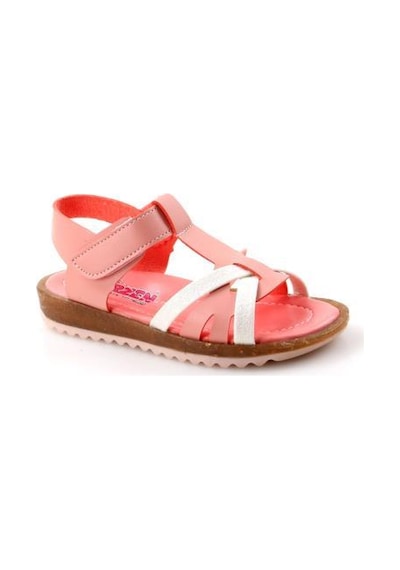 Papuçcity Arzen 02417 Orto Pedik Kız Çocuk Sandalet Pudra