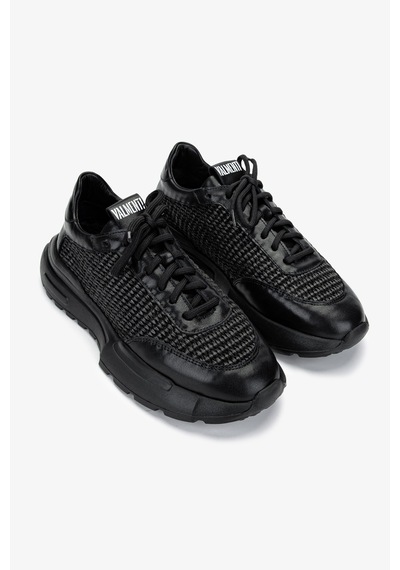 Valmenti Kadın Deri & Tekstil Sneakers & Spor Ayakkabı 1123 610 Bn Ayk Y25 Syh Dr/syh Hsr Siyah