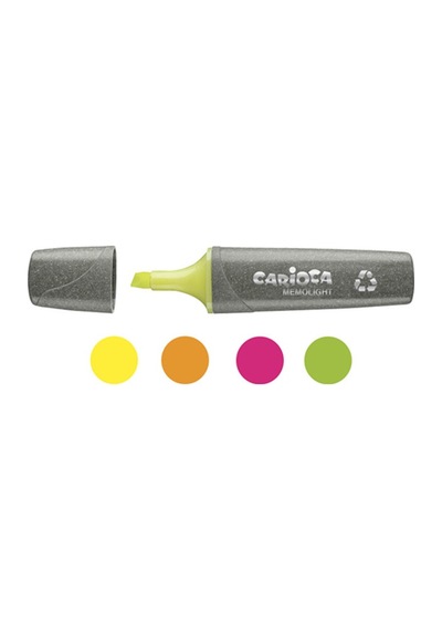 Carioca Eco Family Fosforlu Işaretleme Kalemi 4 Lü 4 Renk