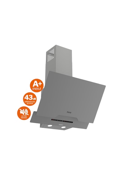 Ferre Afm Tech Greyon D065-SA + FM2210 + FM7710 Ultra Sessiz Silenart Gri Ankastre Set