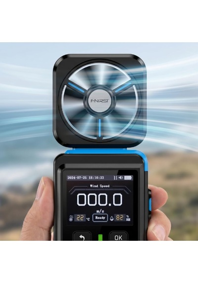 Tr Fnırsı Fam-02 Rüzgar Hızı Sıcaklık Ve Nem Ölçer Anemometre