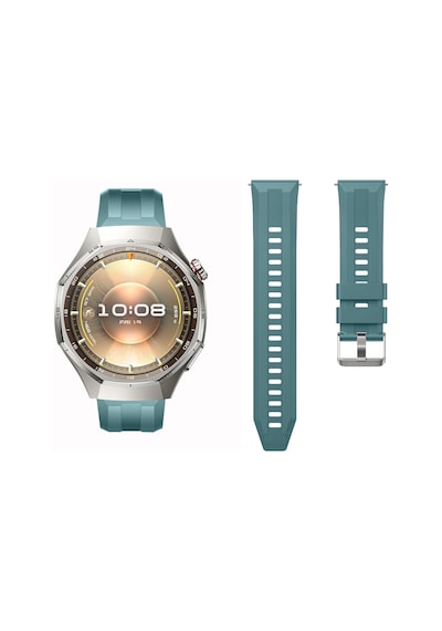 Sneezy Huawei Watch Gt6 Pro 46mm İle Uyumlu Spor Silikon Metal Tokalı Soft Saat Kordonu