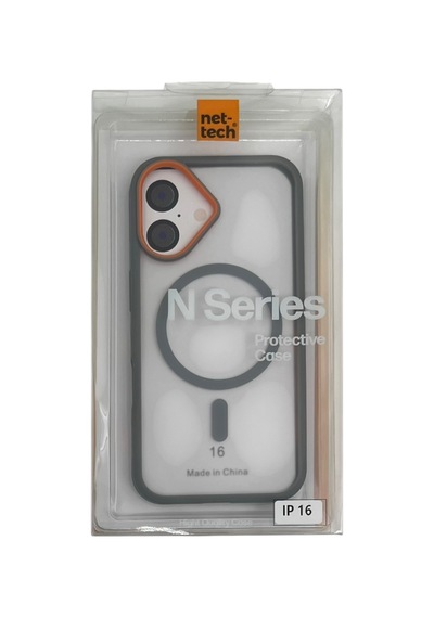 Nettech Apple iPhone 16 Uyumlu Nt-n080 Arka Koruma Kılıf - Siyah -