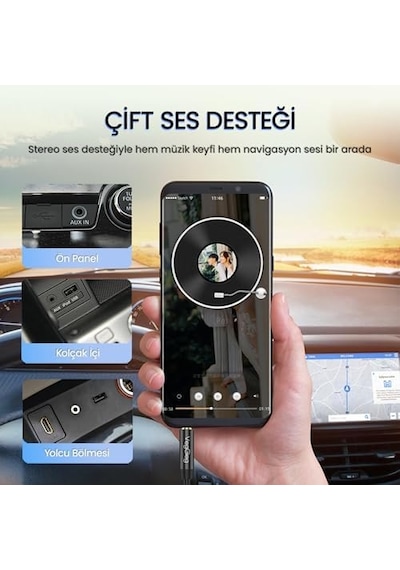 3.5mm Trrs Hi-fi Örgülü Aux Mikrofon Ve Ses Kablosu 3 Metre