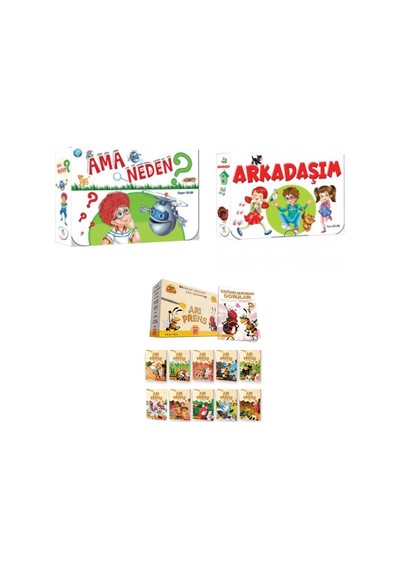 2.SINIF 5 RENK YAYINEVİ AMA NEDEN ? + ARKADAŞIM HİKAYE + MODEL YAYINLARI ARI PRENS