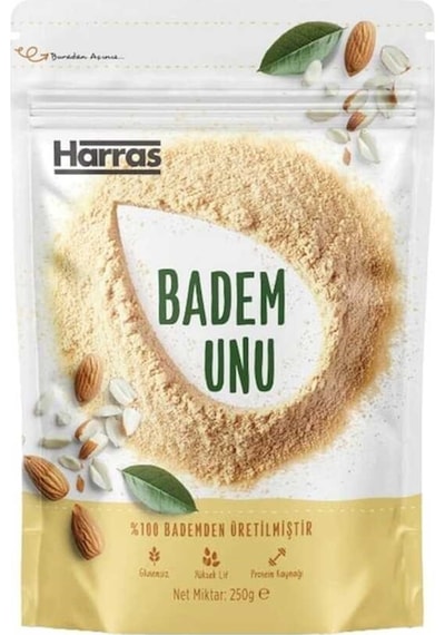 Harass Badem Unu 250 Gr X 4 Adet %100 Badem Glutensiz Yüksek Lifli Protein