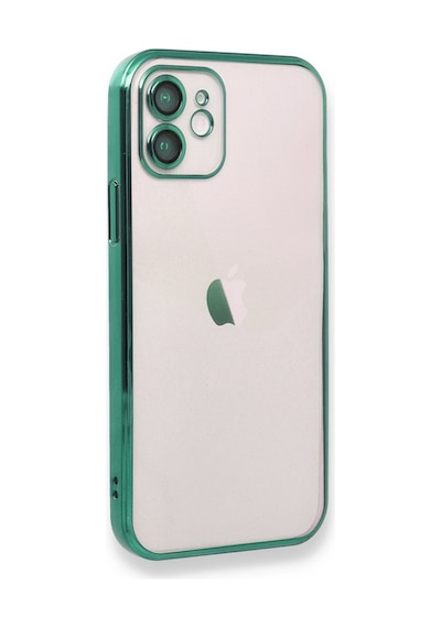 Apple iPhone  Uyumlu,  12 Kılıf Razer Lensli Silikon - Yeşil