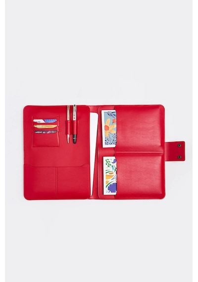 Necati Çanta Apple Uyumlu MacBook Air Pro 13-14 Inç Organizer Evrak & Laptop & Tablet Çantası - Kırmızı Kırmızı