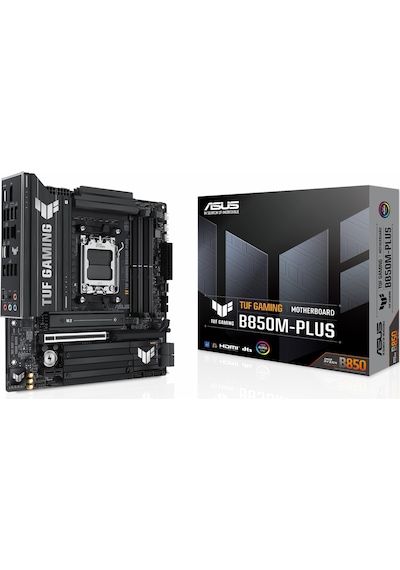 Asus Tuf Gaming B850m-plus Ddr5 8000mhz Oc M.2 Hdmı/dp/usb-c Pcıe 5.0 Am5 Matx Anakart