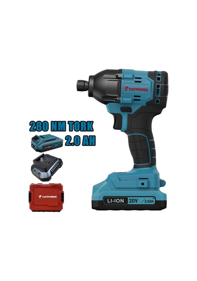 Kömürsüz Akülü Torklu Vidalama Li-ion - K-catpower4222set-net