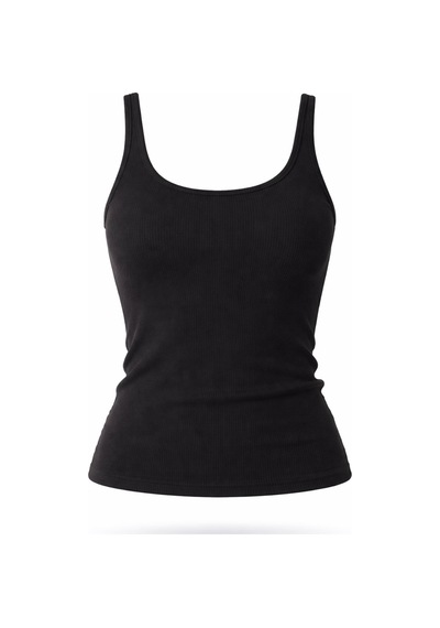 5in1Canpolat Siyah U Yaka Fitilli Basic Atlet