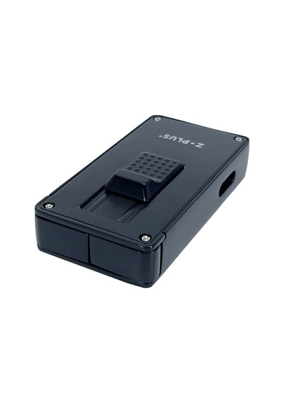Z+plus Lüks Metal Çift Torch Jet Alevli Puro Çakmağı - Siyah
