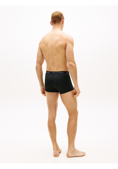 Tommy Hilfiger 3p Low Rıse Trunk Erkek Siyah Boxer - Um0um03762