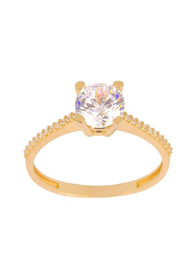 Cigold Tektaş Yüzük 14 Ayar Altın 1.83 Gr Oa-k21501029099