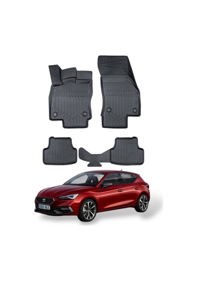 Seat Leon Mk4 Otom. 2021- Uyumlu Araca Özel Lüx 4d Paspas