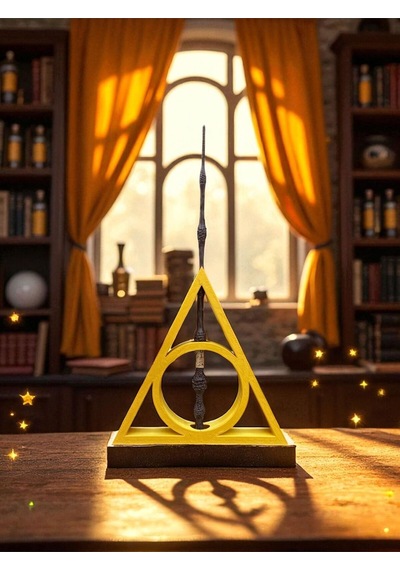 Özel Üretim El Boyaması Harry Potter Mürver Asa Koleksiyonluk Büyücü Asası Hediye Paketli Ahşap