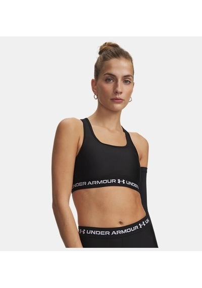 Under Armour Crossback Mid Kadın Bra Atlet 1361034-011 Siyah