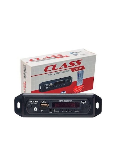 Oto Teyp Dönüştürücü Bluetooth Aux - Sd Kart - Usb - Çevirici N11.375