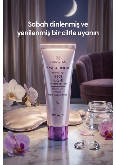 Hyluronic Yaşlanma Karşıtı Gece Kremi 35+ 50 Ml