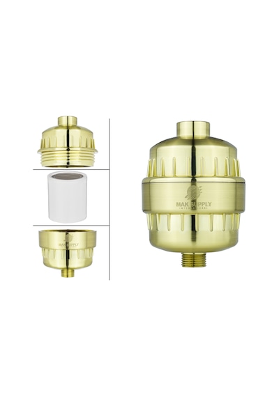 Mak Supply Duş Filtresi - Duş Arıtma Cihazı Gold Altın
