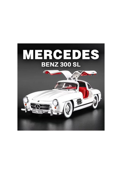 Mercedes Benz 300sl Model Diecast Araba Koleksiyonluk Eski 1954 Mercedes 300 Sl Araba 1:24 Sesli 06824942