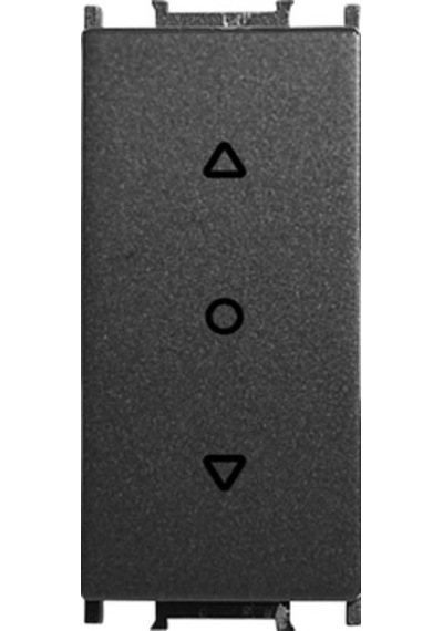 Viko Panasonic Modüler Füme Tek Düğmeli Jaluzi Kumanda Anahtarı 1m Kapak - Wvtr10234dg-tr