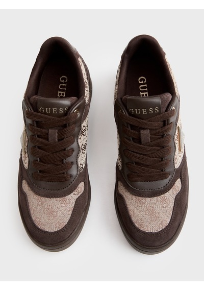 Guess Miriam Deri Karışımlı Kadın Sneaker Ayakkabı Fltm16fal12 Kahve