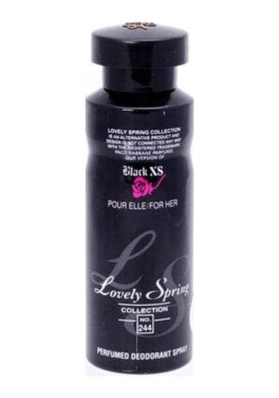 Lovely Spring Black XS Sprey Deodorant 200 ML