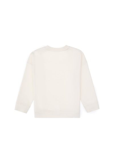 U.S. Polo Assn. Kız Çocuk Krem Bisiklet Yaka Sweatshirt 50317960-VR256