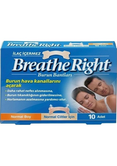 Breathe Right Burun Bandı Normal Boy 10'lu