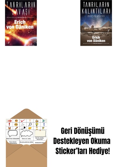 Tanrıların Savaşı + Tanrıların Kalıntıları + Okuma Sticker'ları