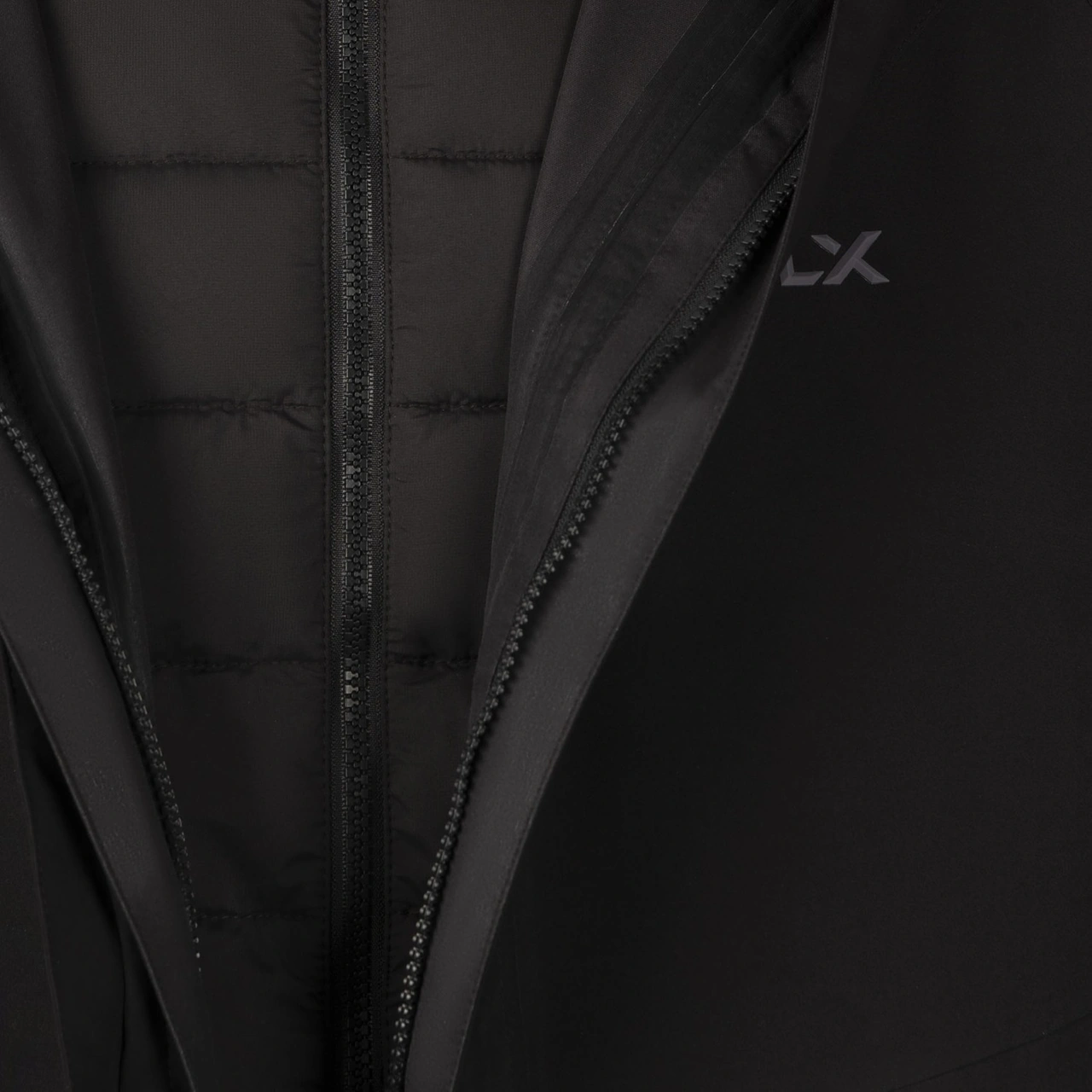 Trespass Trespass Frederic - Dlx Rainwear 3 In 1 Erkek Siyah Yağmurluk Blk Siyah